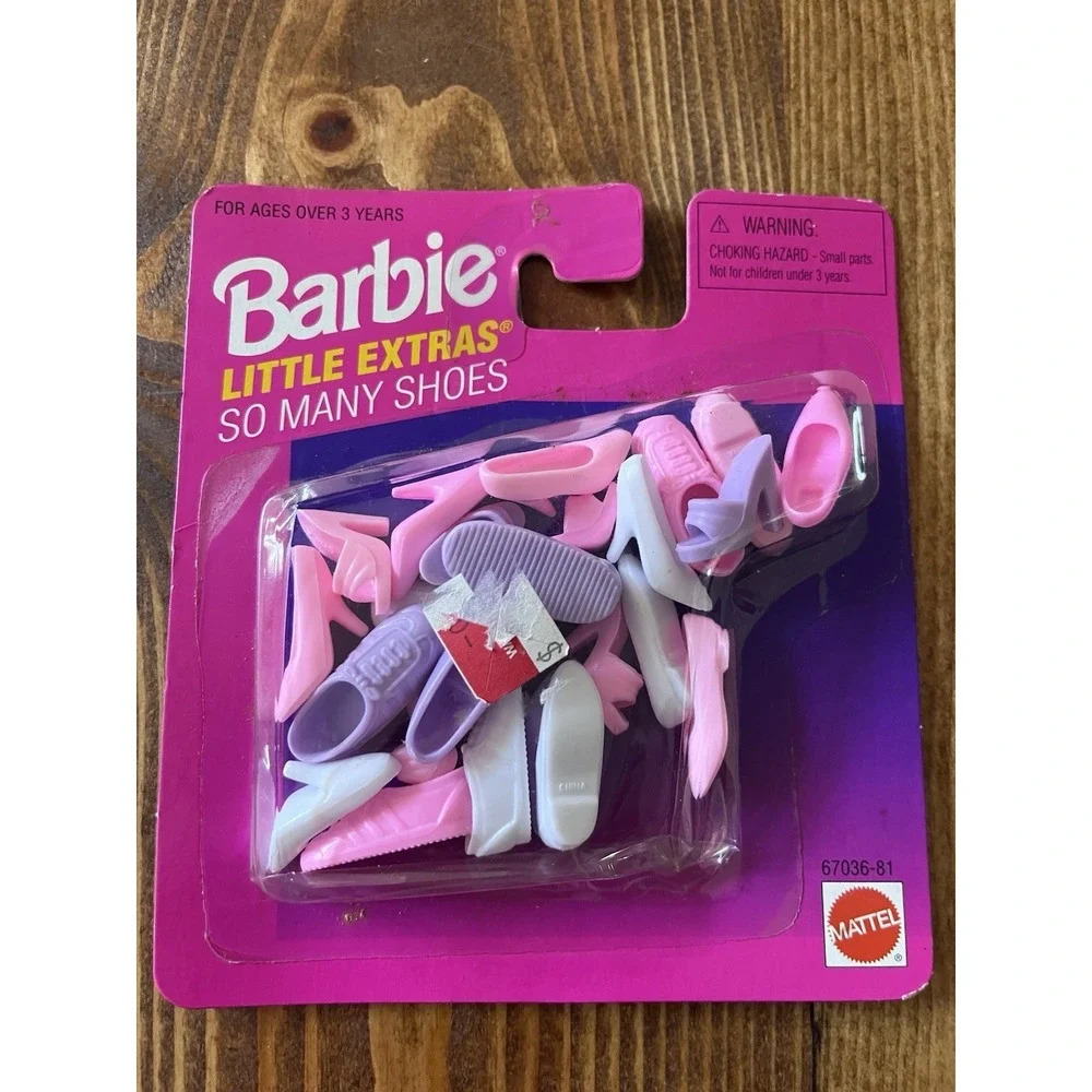 Barbie Little Extras SO MANY SHOES Pack Mattel 1996 New Vintage